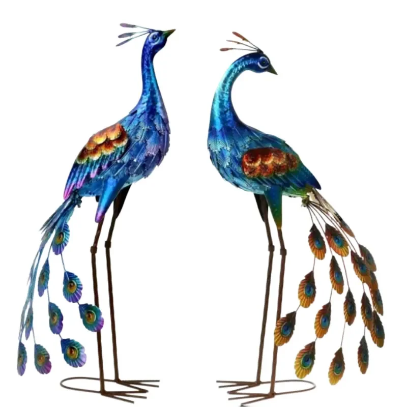 for Peacock Ornament Simulation Animal Decor for Villa Courtyard Homestay Balcony Garden Landscape Arrangement Foreign Trade
