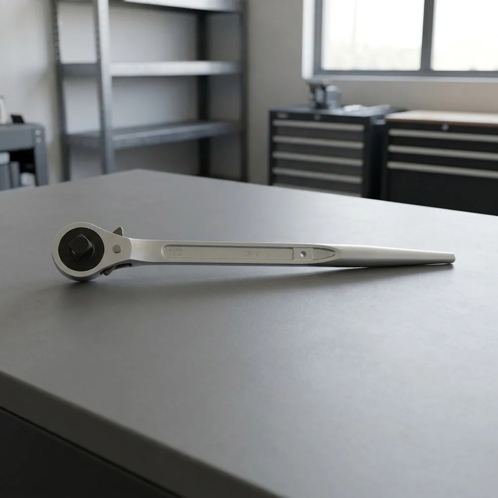 Dual Ended Quick Action Ratchet Wrench 12 & 38 for Aircraft Featuring For Durable Chrome Vanadium Steel and Rust Finish