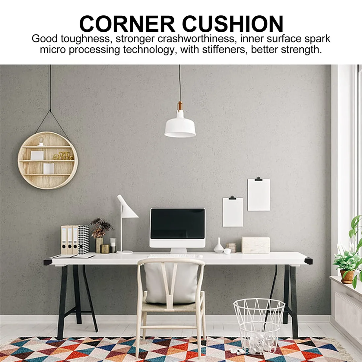 200 Pcs Shipping Box Corner Protectors Plastic Packaging Edge Protectors for Box Shipping