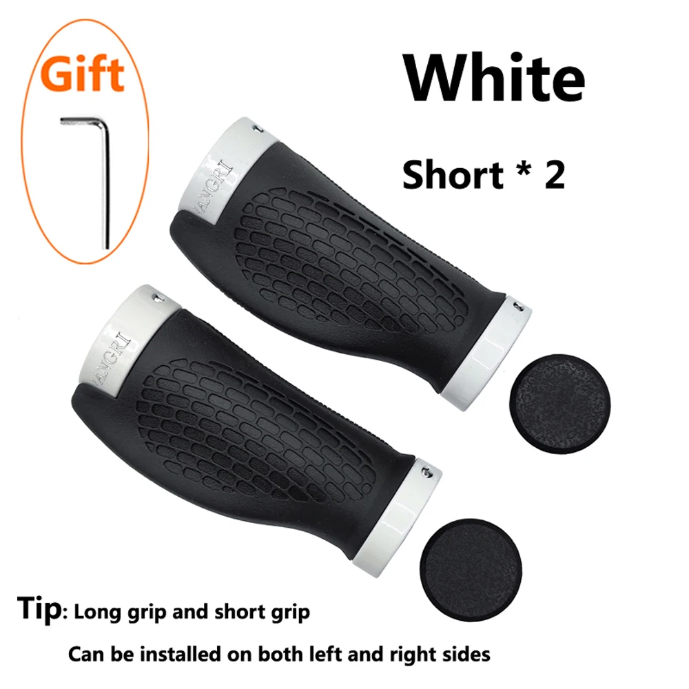 SHIZIWANGRI Fahrradlenkergriffe, langer und kurzer Gummigriff für Twist Shifter, Dual-Ring-Lock, Handauflage, passend für MTB-Faltrad – Detail 15
