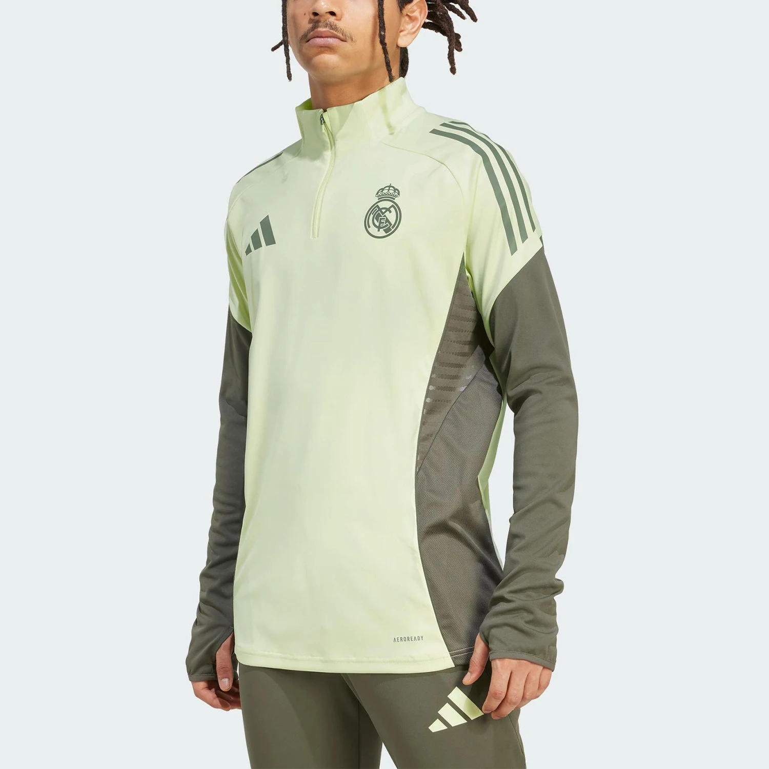 

Adidas Authentic REAL TR TOP Men's Football Half-Zip Long Sleeve JP3979