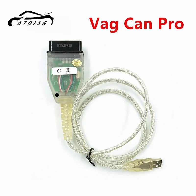 Newest VCP VAG CAN PRO V5.5.1 K-line OBD2 Car Diagnostic Auto Tool FTDI VCP CAN PRO Scanner Cable For VAG K line CAN BUS Cable