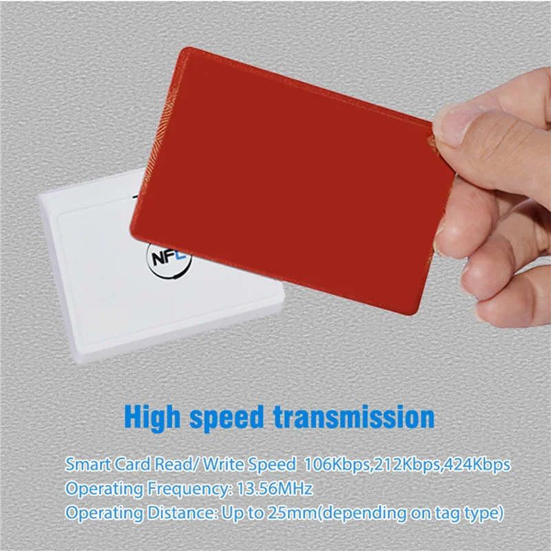 

10X Wireless Contactless 13.56Mhz NFC Reader Bluetooth Android RFID Mobile Card Reader Writer (ACR1311)