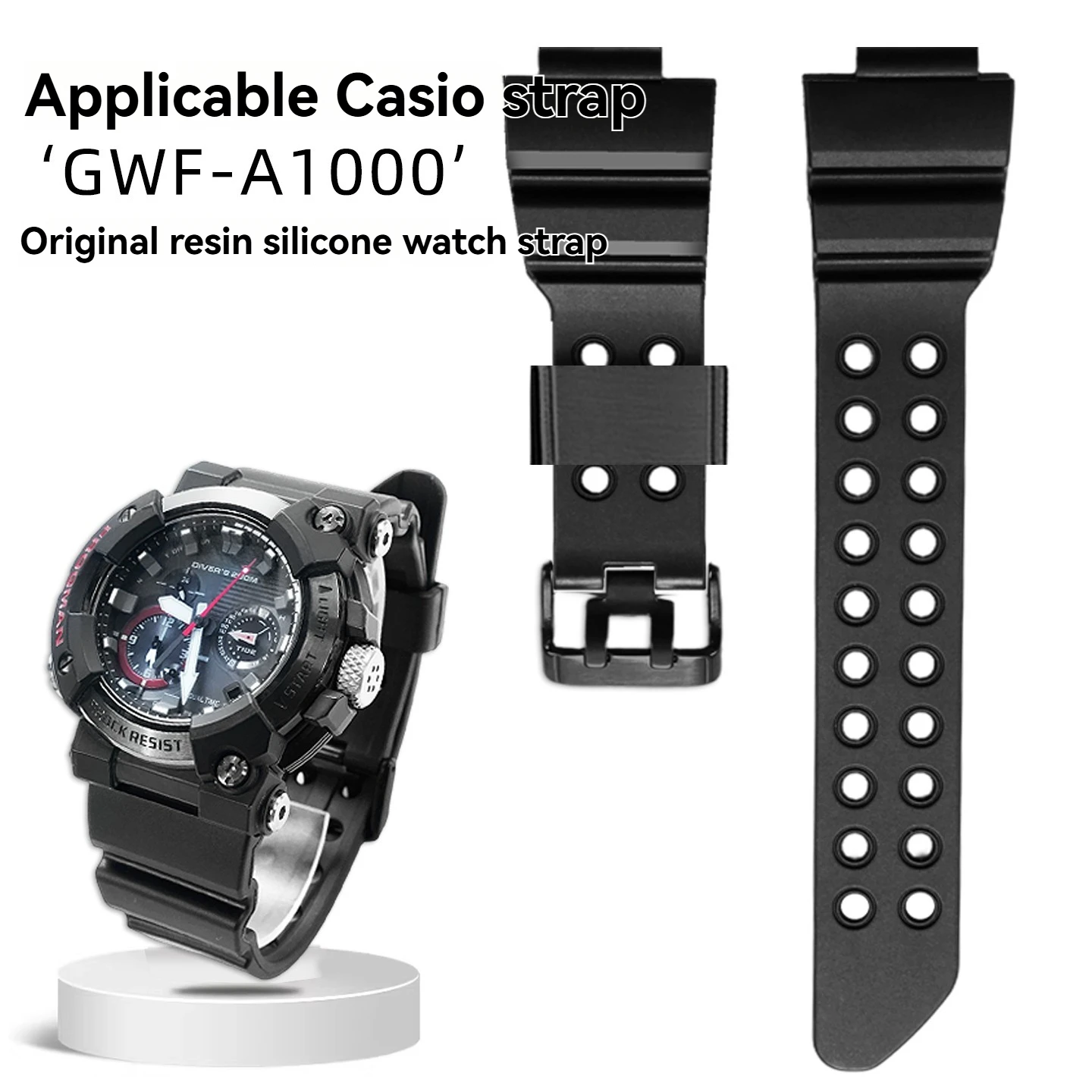 

Ремешок для Casio 5623 7-го поколения G-Shock GWF-A1000: водонепроницаемый силиконовый ремешок для дайвинга, аксессуар для мужских часов