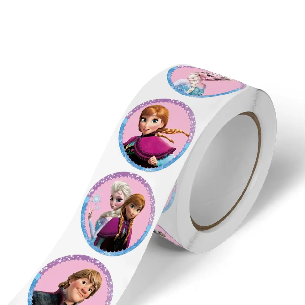 500 قطعة Kawaii المجمدة الأميرة إلسا ملصقات الكرتون لفة DIY بها بنفسك دفتر الكمبيوتر المحمول مكافأة الشارات لطيف ختم تسميات ، kawaii #6