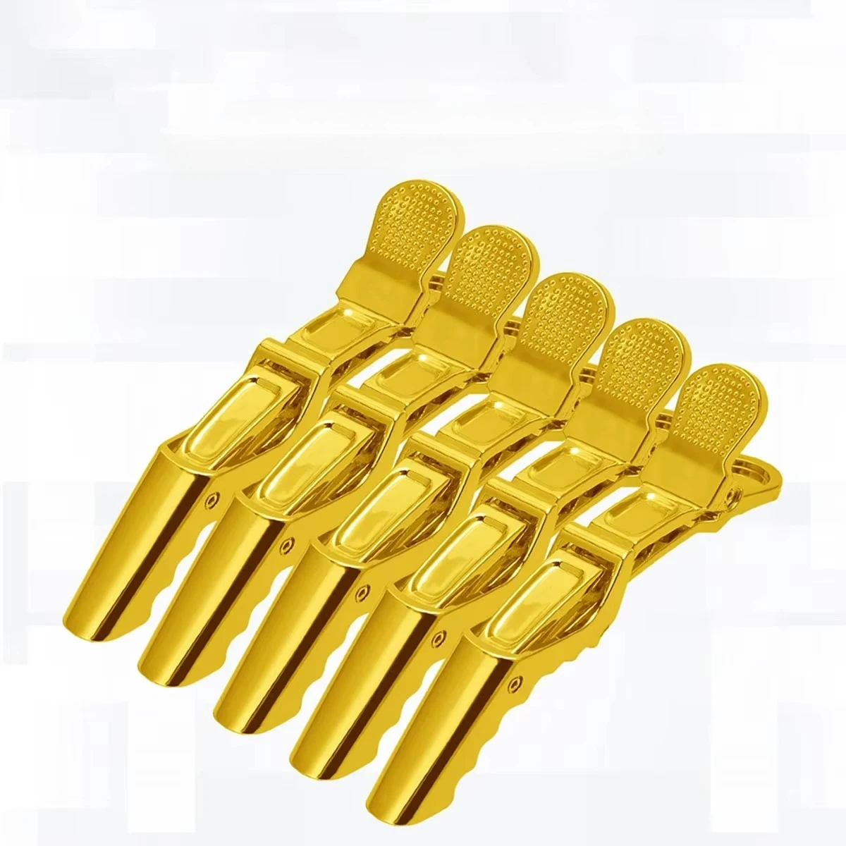 

5 шт., фиксаторы для укладки, парикмахерские зажимы для волос, инструмент, зажимы типа «крокодил», профессиональные заколки для волос для парикмахерской