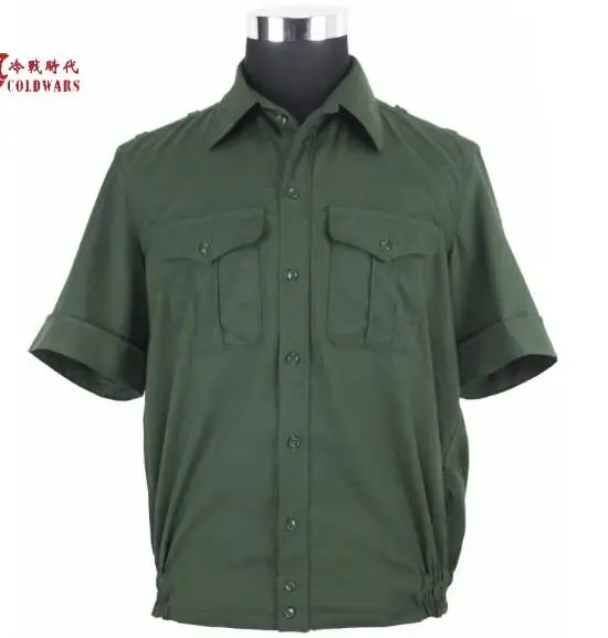 

Russian Army 17 Summer Service Shirt Army Green Jacket Short Sleeve Outer Shirt