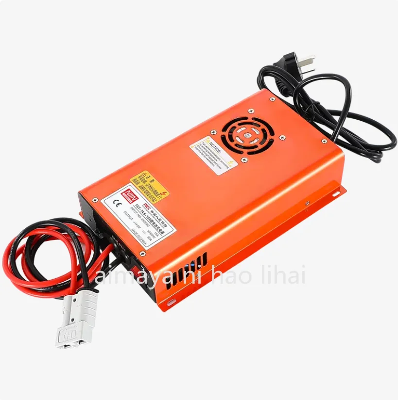 High power 12v lithium iron phosphate battery charger ternary 24v 48V60 forklift RV outdoor power battery