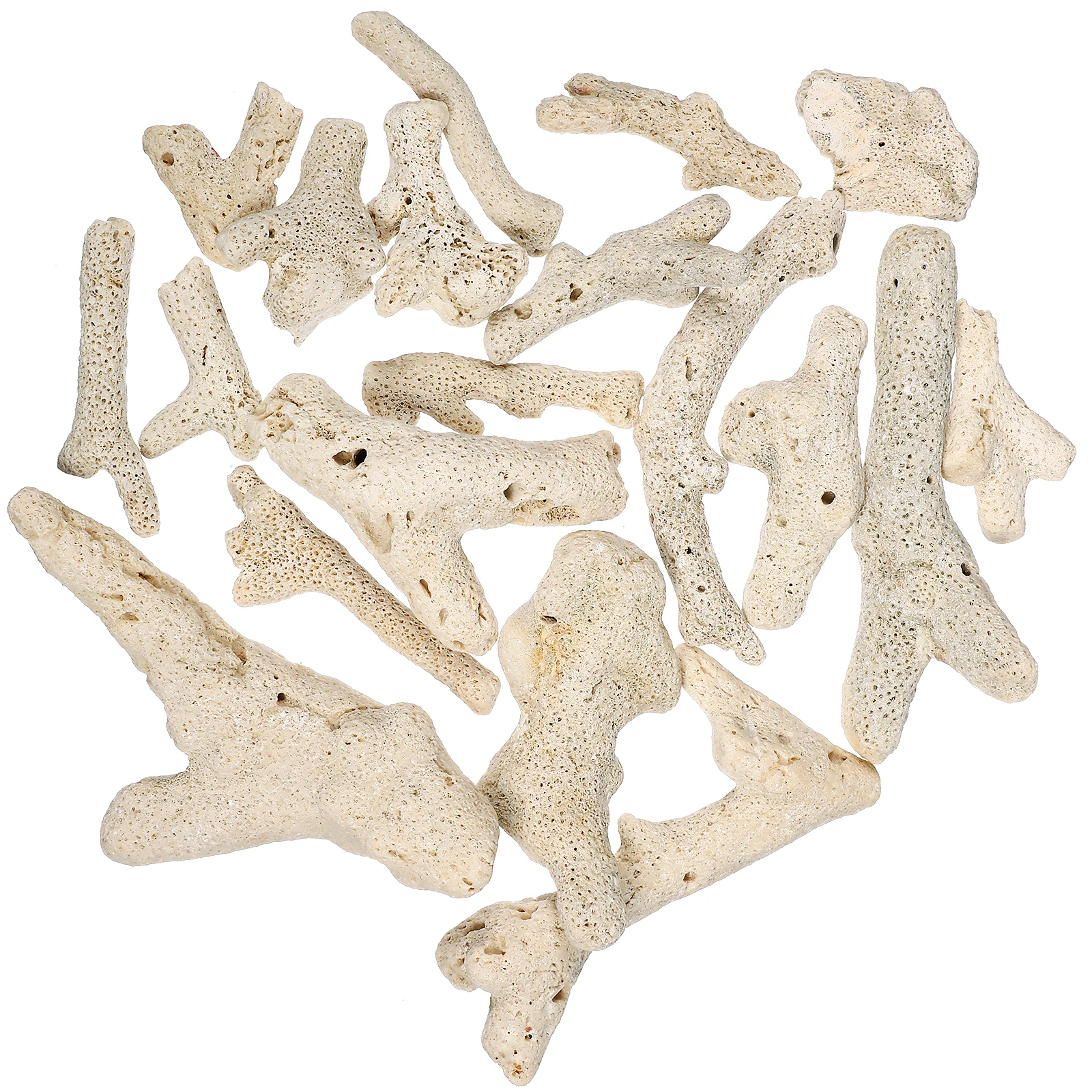 

Bottom Sand 3-6CM 500g Aquarium Filtration Material Decorative Landscape Stone for Fish Tank Decor Bone