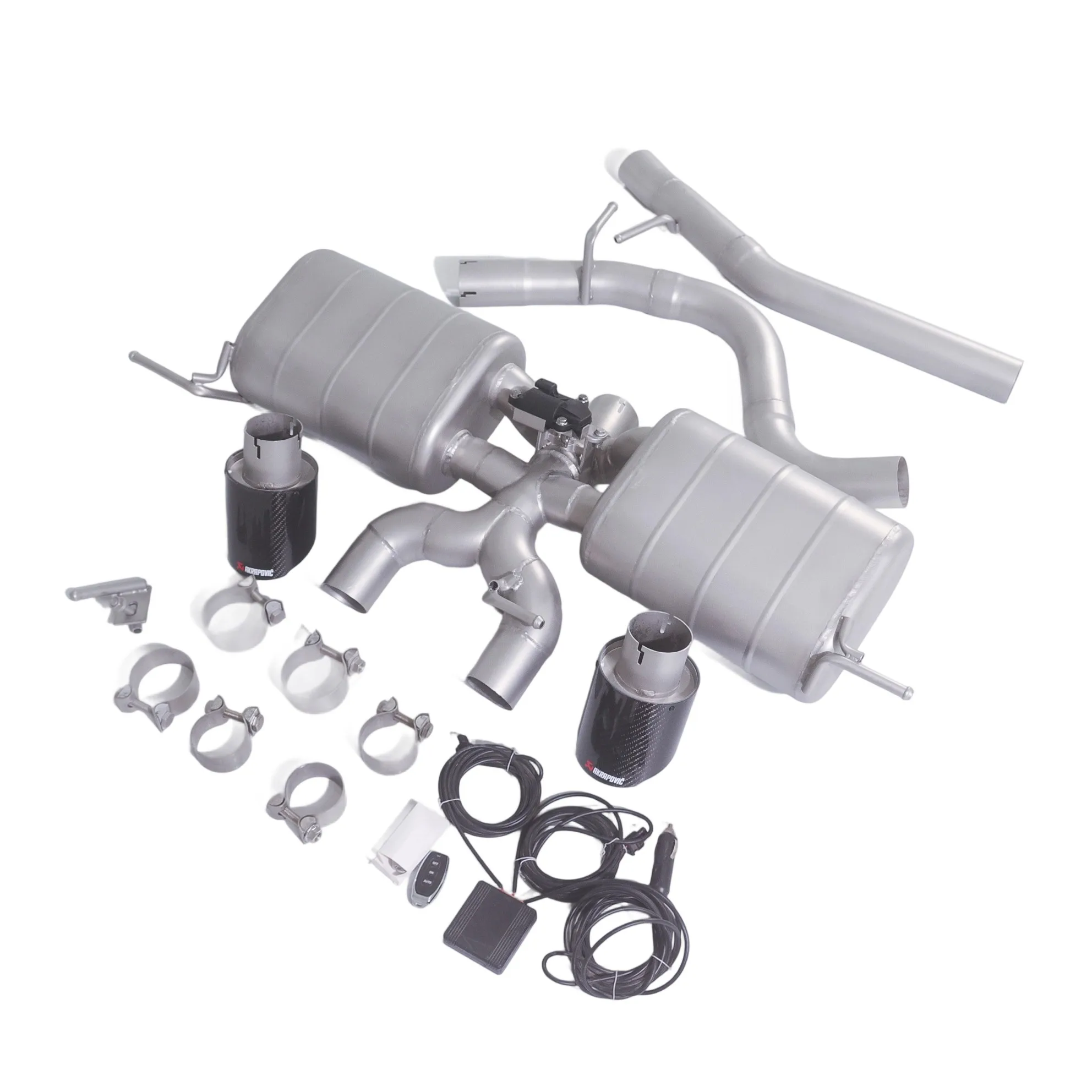 

[L]Выхлопная система глушителя клапана подходит для выхлопной системы Cat-back модели Golf 6R 2.0T.