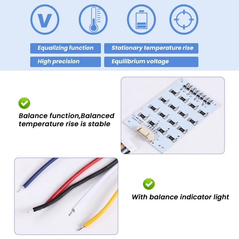 2S 3S 4S 500MA Balance Board Lithium Battery Balancer 3.65V Lifepo4 Iron Phosphate 14.6V High Power Balance Board