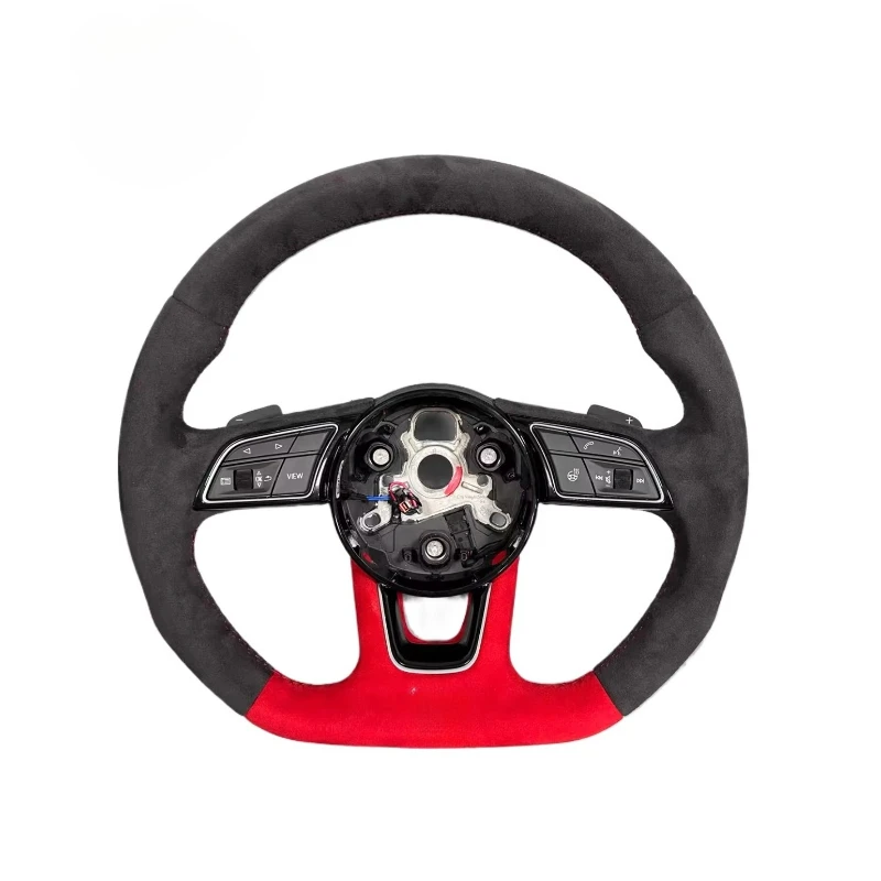 

leather sports steering wheel custom design