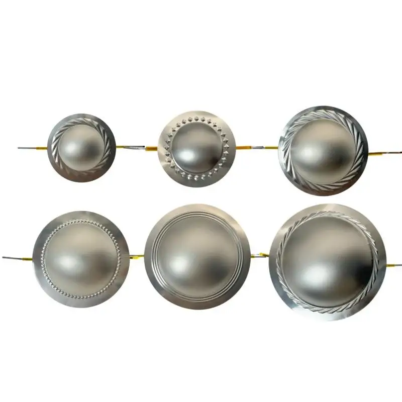 Voice Coil Diaphragm Titanium Dome High Clarity Sound Speaker Replacement Part 1Pcs Multiple Sizes for Audio DIY Repair