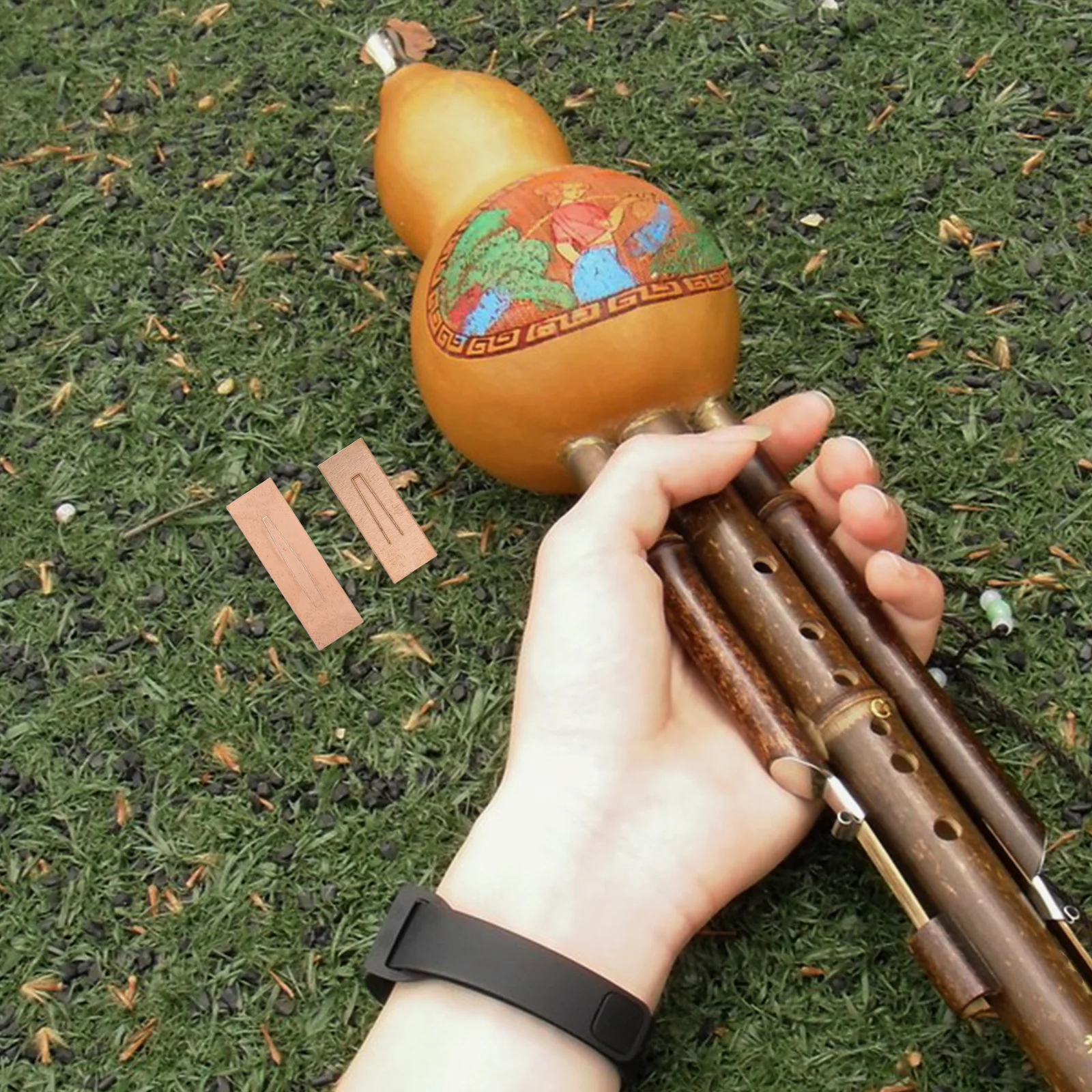 

2Sets Professional Hulusi Reed C Key Instant Playability Sturdy Durability Chinese Musical Instrument Parts Instrument Parts