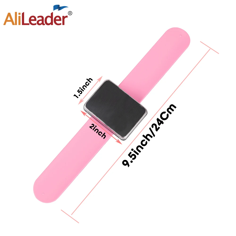 Magnetic Wrist Sewing Pins Pincushion Pin Holder For Sewing Wrist Pin Cushion Magnetic Pins Pincushion For Hair Pins And Clips - Image 3