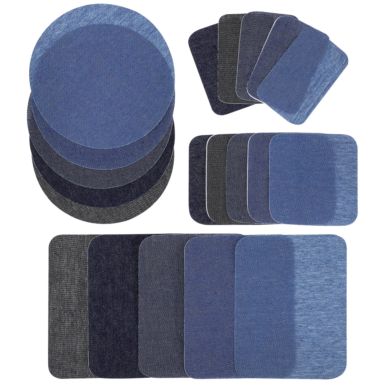 20 Pcs Patch Heat Decorative Patches for Jeans Clothing Embroidered Clothes Cool Iron