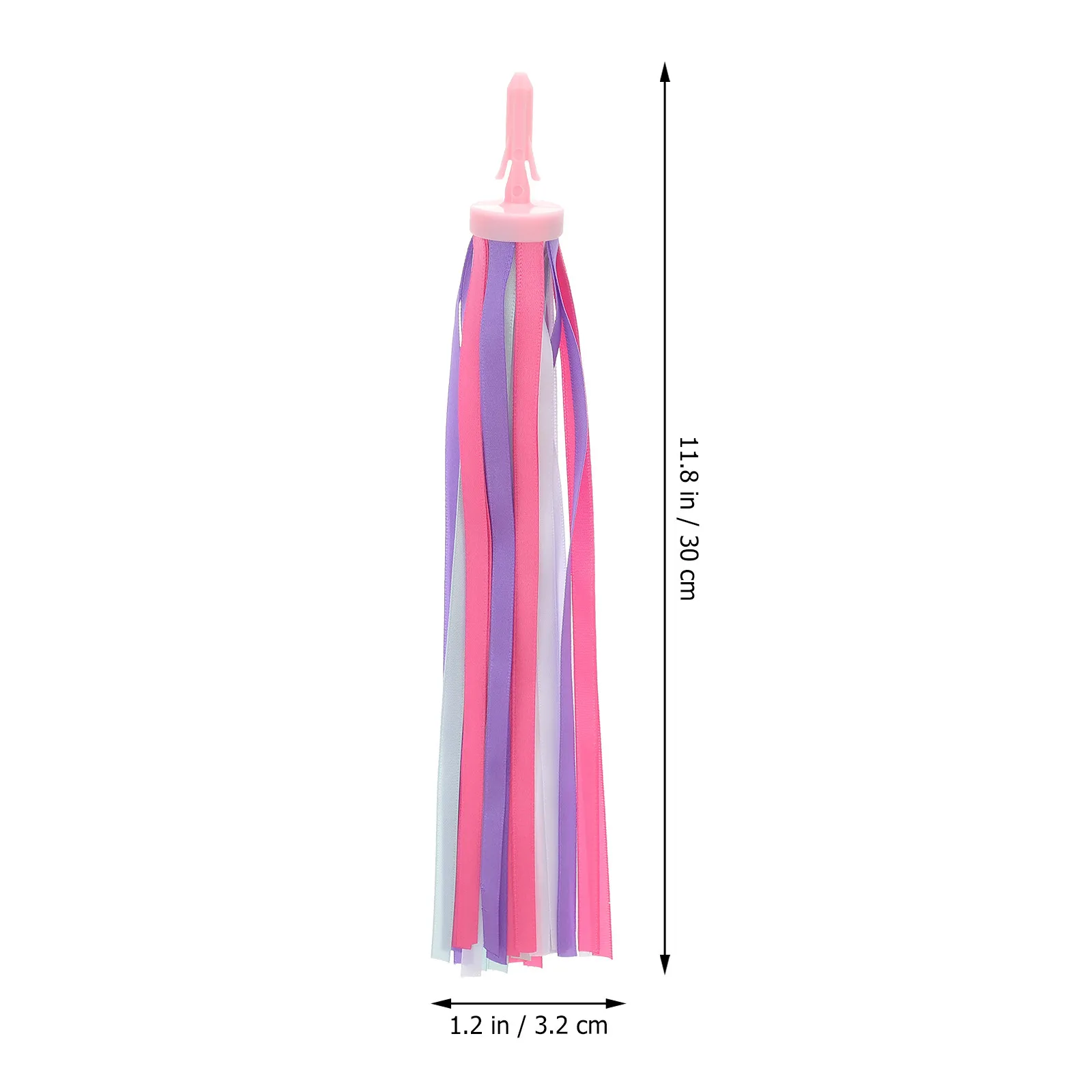 Handlebar Streamers for Kids Scooter Bike Tricycle Colorful Sparkly Polyester Ribbons Easy Install Eye Catching Ride