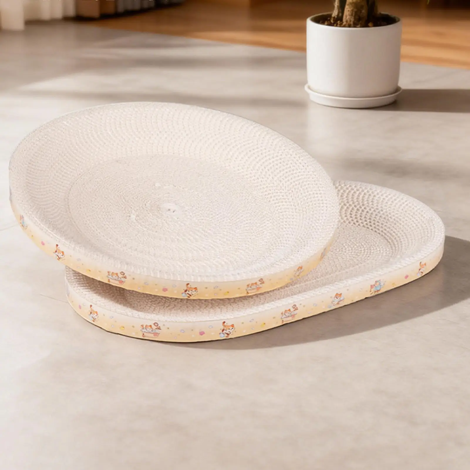 

Cat Scratcher Large Modern Corrugated Furniture Protector Scratching Board Cat Scratcher Cardboard for Pet Grinding Claw Sleep