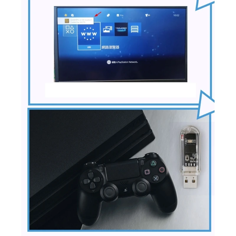 USB Dongle Bộ chuyển đổi USB cho hệ thống P4 9.0 Bẻ khóa cổng ESP32 Mô-đun Wifi