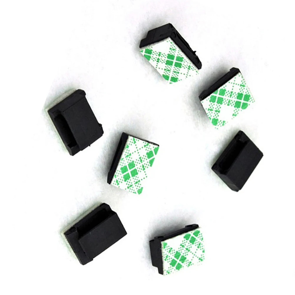

40 Pcs Wire Clip USB Cables Car Clips Management Folder Accessories Fasteners Holders for Office
