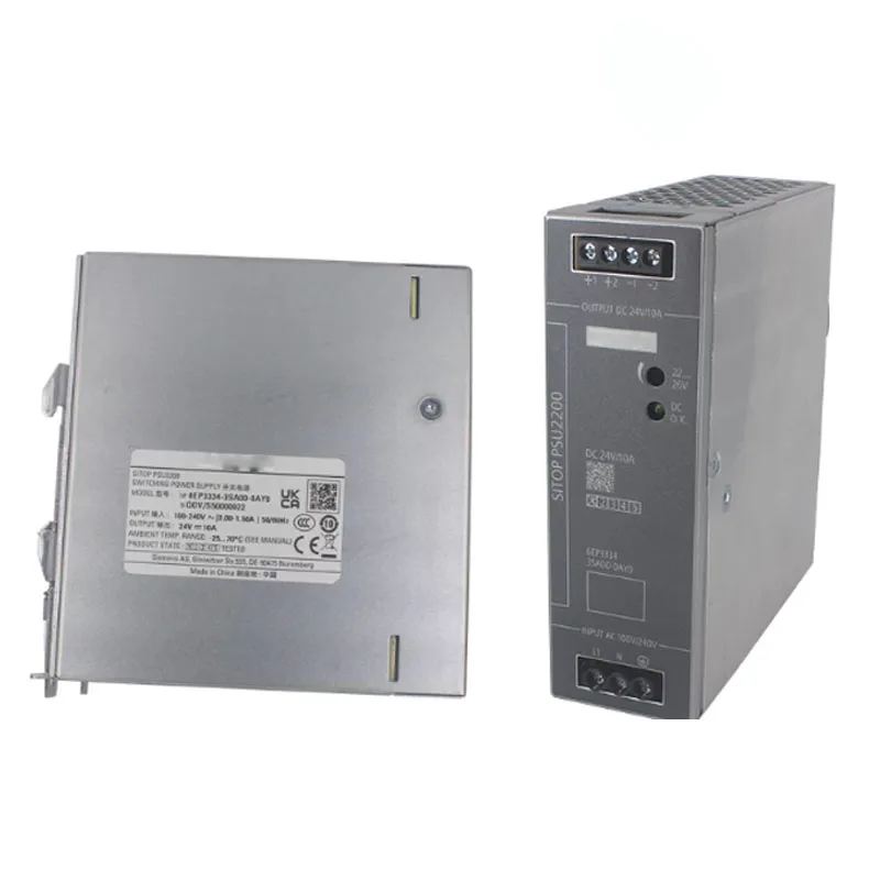 Input: 100-240VAC Output: 24VDC/10A 6EP3334-3SA00-0AY0 Industrial Switching Power Supply SITOP
