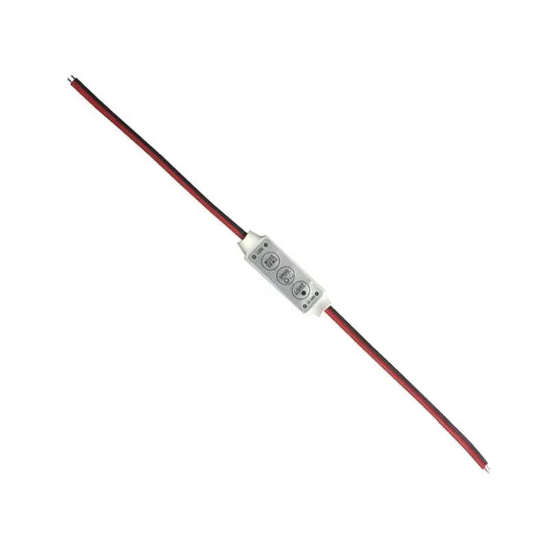 Manual and Wireless Control 12A Dimmer for Single Color 3528 5050 5630 2835 DC12V Led Strip Lamp 3 Key Mini Led Strip Controller