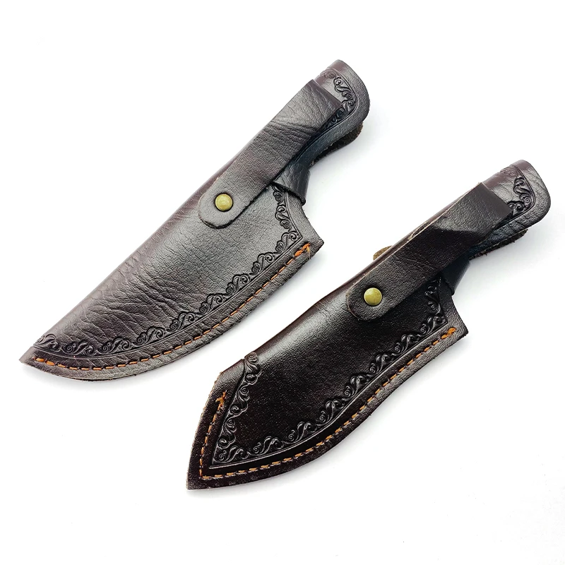 Folding Knife Set Universal Leather Sheath Customized DIY Accessories