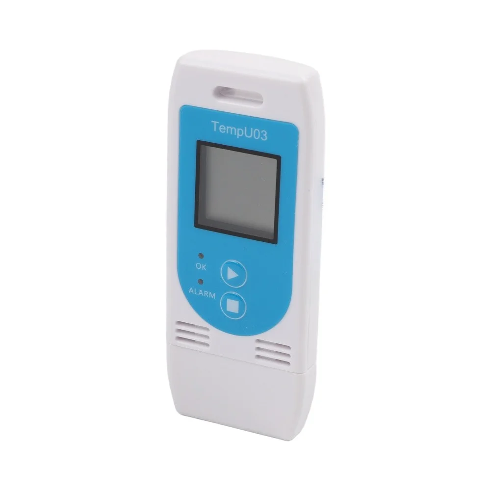 89*36*16m 3.5*1.4*0.6in Humidity Data Logger Simultaneous Measurement Wide Measurement Range Automatic PDF Reports
