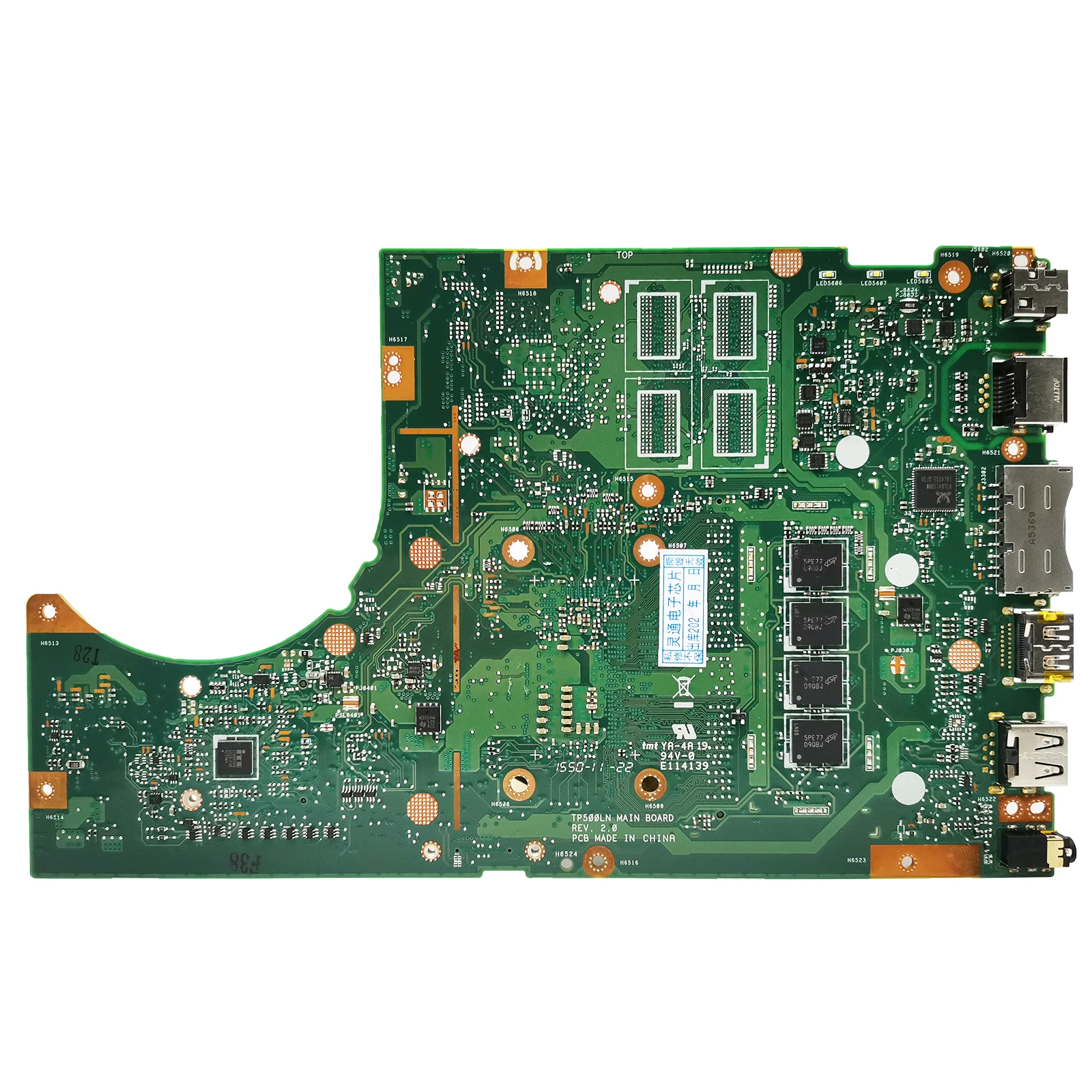 TP500LD Notebook Mainboard For ASUS TP500L TP500LN J500LA TP500LB TP500LA Laptop Motherboard i3 i5 i7 4GB UMA/GT840M EDP or LDVS