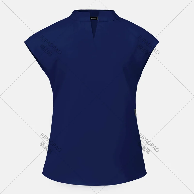 Dentale Ospedale Medico Uniforme Scrub Medico Magliette e camicette + Pantaloni Vestito Delle Donne Degli Uomini Scrub Heather Infermieristica Abbigliamento Da Lavoro Chirurgia Uniformi Mediche