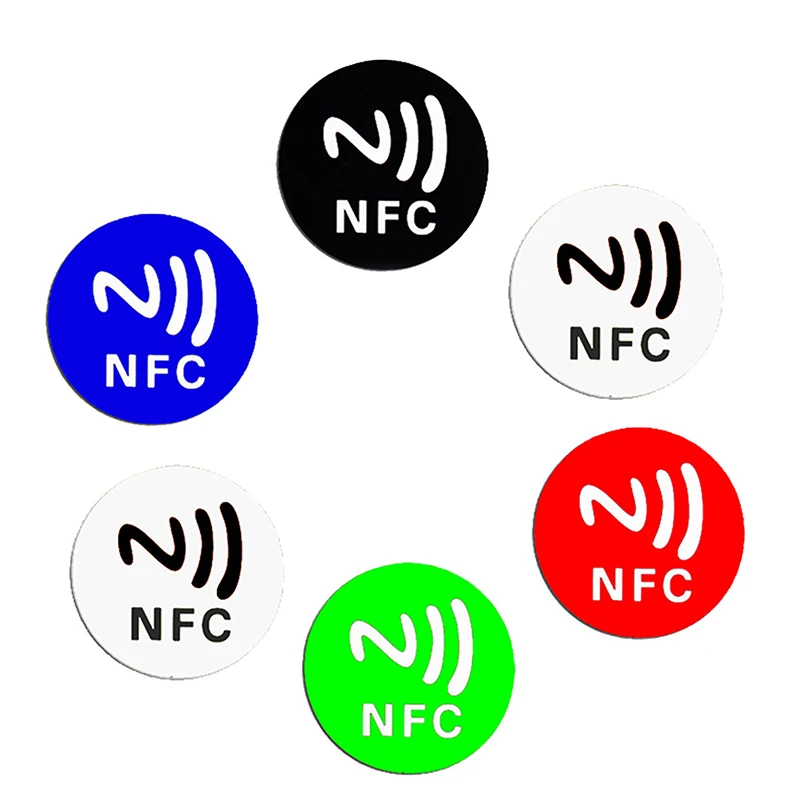 RFID 13.56mhz T5577 Rewritable Sticker Keytag Anti Metal Interference Label Writable Key Token Tag Card Duplicate Clone NFC Tags