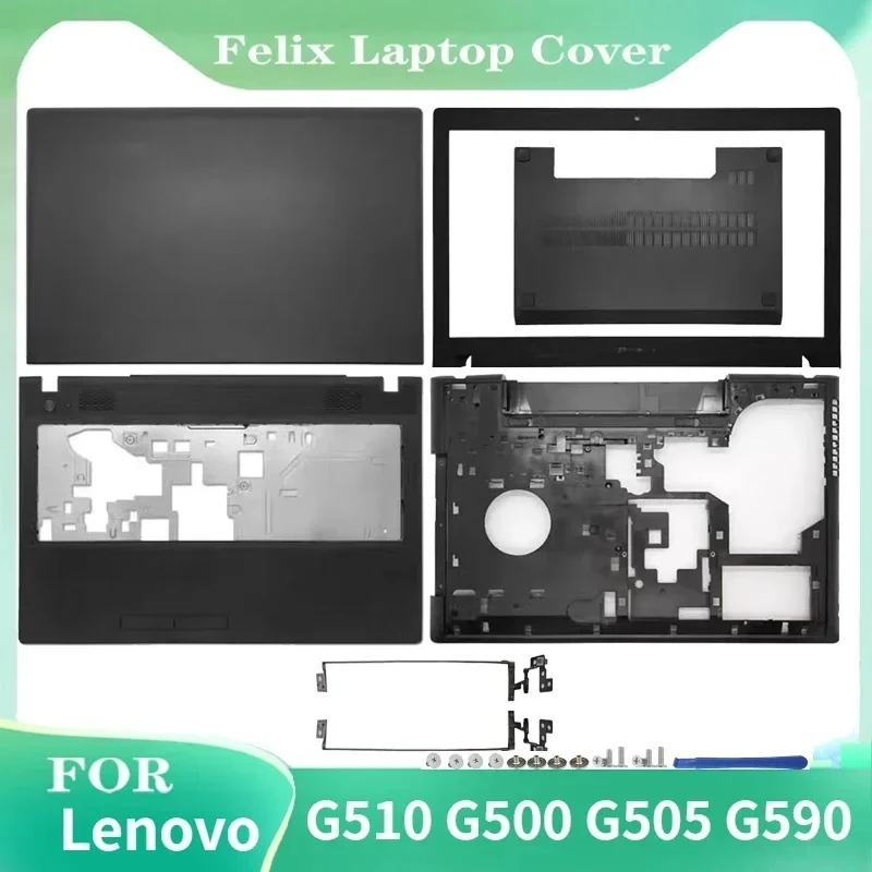 

For Lenovo G510 G500 G505 G590 Laptop LCD Back Cover/Front Bezel/Palm Rest/Bottom Cover/Back Cover/Hinge