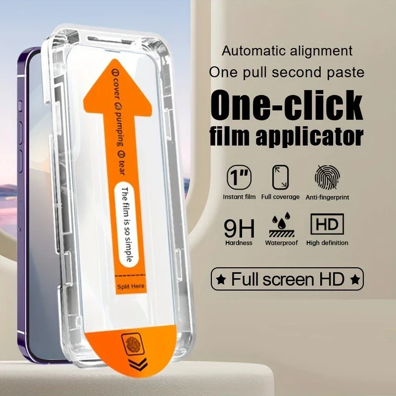For Redmi 12C Note 12S 11S 11T 11 Pro Plus 4G 5G Screen Protector Tempered Glass Film Dust Free Install Auto-Dust Removal Kit