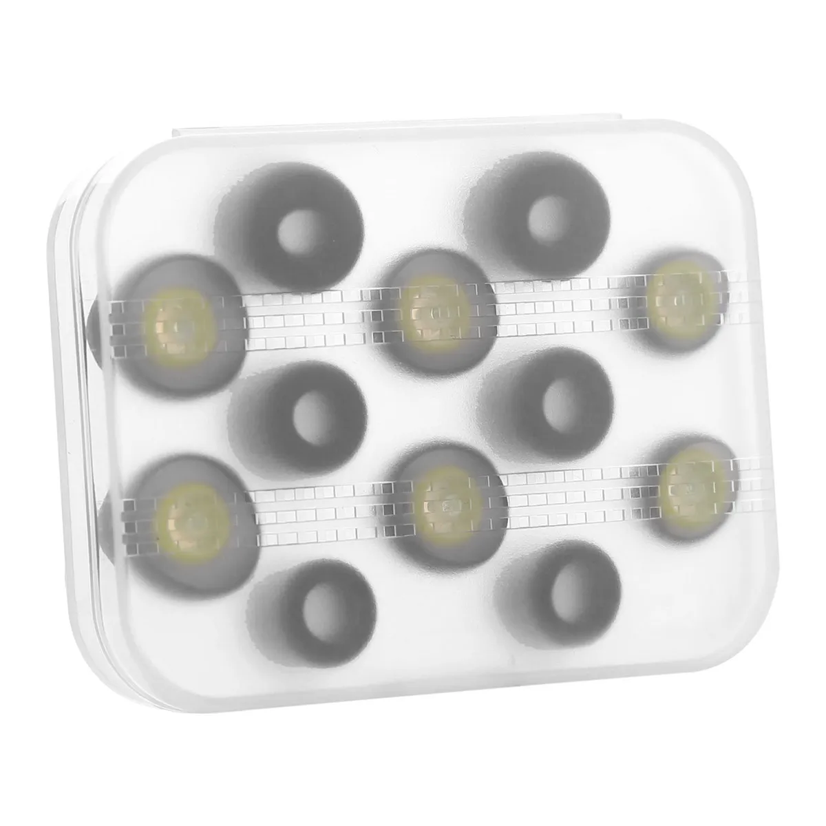 1Set Ultra Comfort Memory Foam Earbud Covers Silicone Earbud Tips Replacement for All Standard Earbuds Noise Cancelling Travel