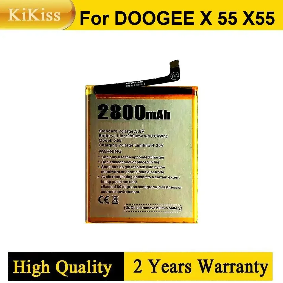 

High Quality Mobile Phone Battery For DOOGEE X 55 X55 Eco-Friendly