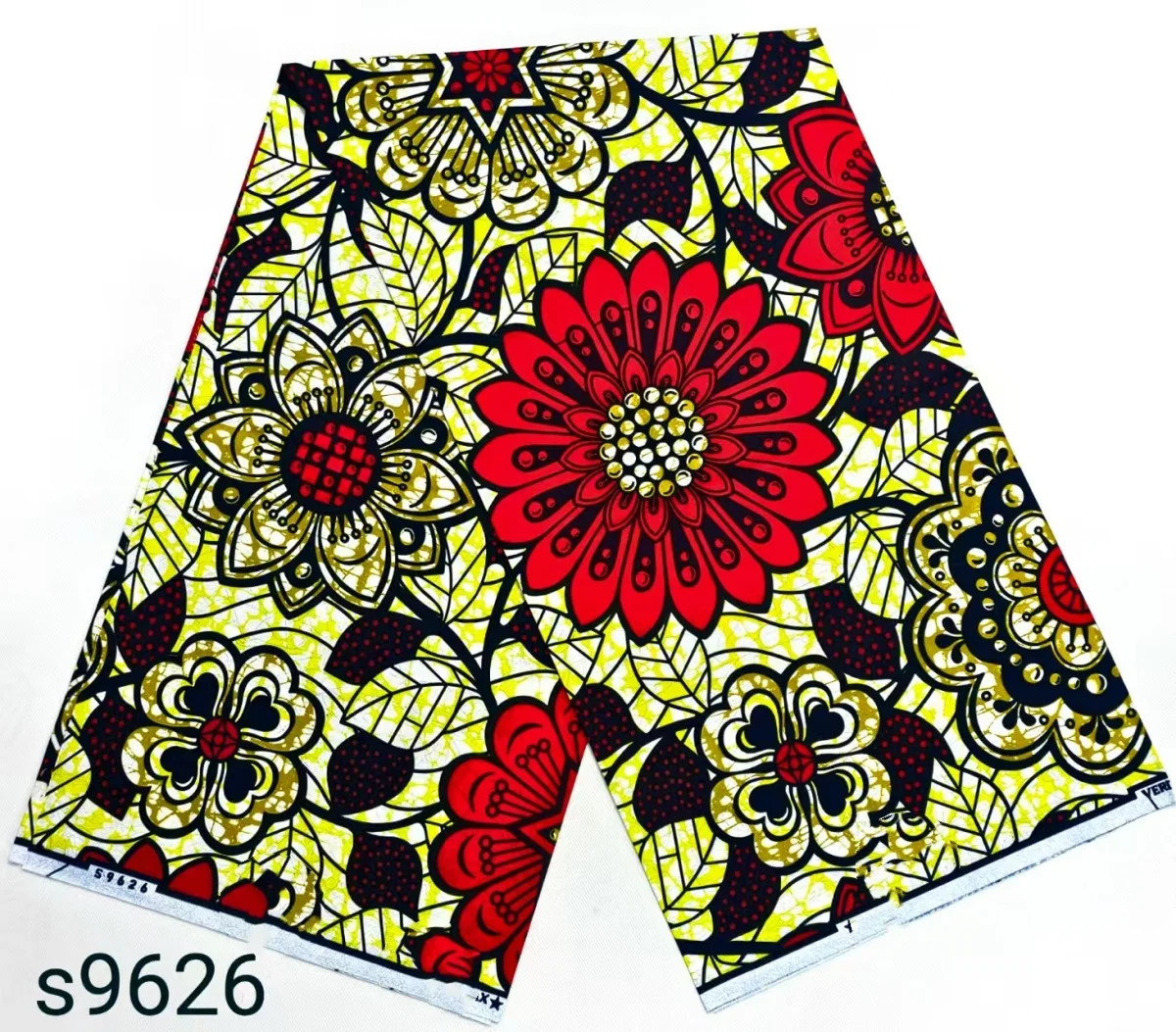 2025 Nigerian Supe-Wax Print African Fabrics High Quality for Patchwork New Style Fabric for Clothing Home Decor T9