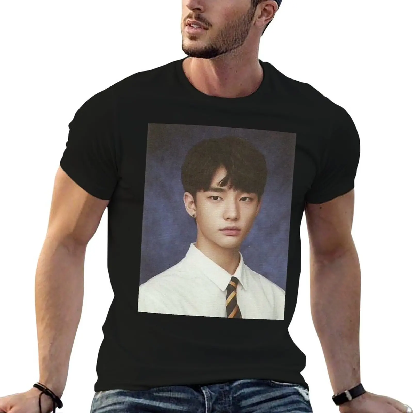 

HYUNJIN - Mixtape T-Shirt man t shirt luxury t shirt man luxury man t shirt cotton high quality T-Shirt