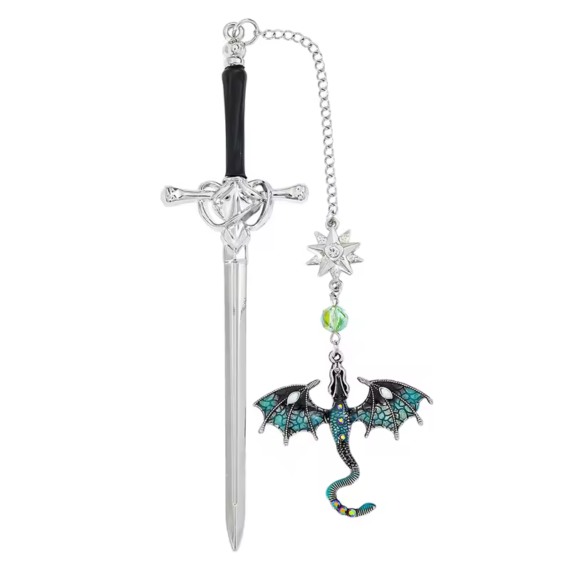 1/3PCS Fourth Wing Dragon Sword Bookmarks Fantasy Gothic Bookmarks Fourth Wing Enthusiasts Reading Accessories - Image 7