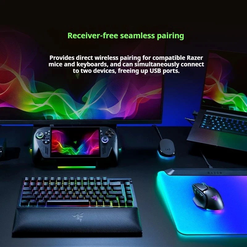 Razer Mouse Dock V2 Pro,Magnetic Wireless Charging Dock,8K HyperPolling Transceiver,HyperSpeed Gen2,Accessory for Razer Wireles