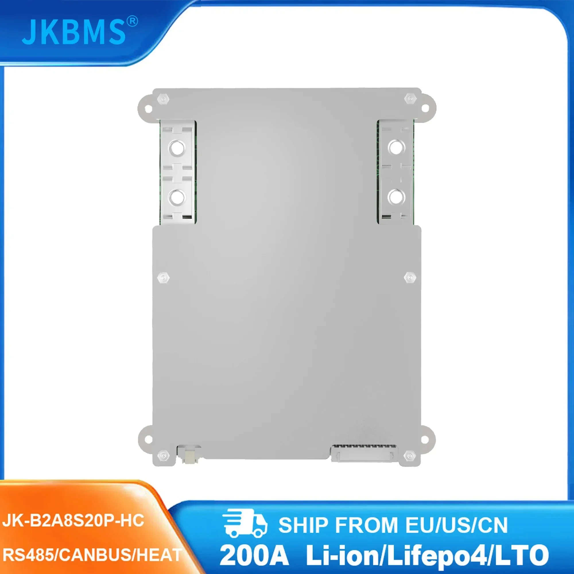

JKBMS SMART BMS 4S 5S 6S 7S 8S 12V 24V BATTERY WITH 2A ACTIVE BALANCE HEAT FUNCTION ON SALE