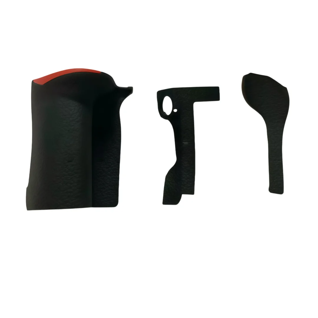 

New 3 in 1 Grip Rubber Skin for Nikon D500, Hand/Thumb/Side Body Replacement Rubber Parts with Adhesive Tape