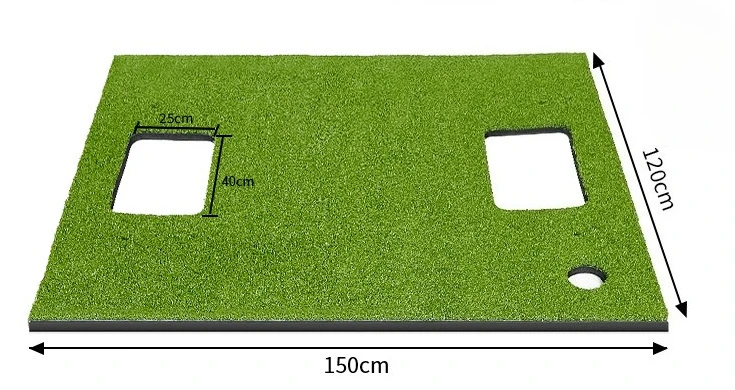 

Golf multifunctional hitting pad can replace indoor practice ball pad.