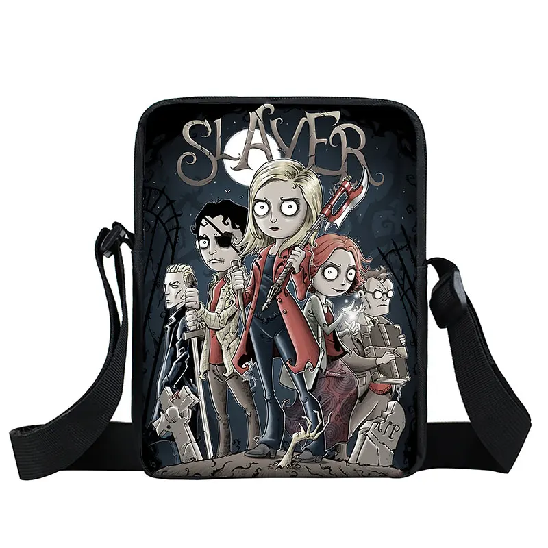 Grr Argh بافي حقيبة المراسل مصاص الدماء القاتل حقائب كروسبودي حقائب النساء حقائب الكتف السببية للسفر Bookbag هدية
