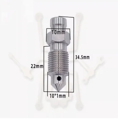 

1pc Brake Vent Caliper Bleed Screw for Car Motorcycle M10