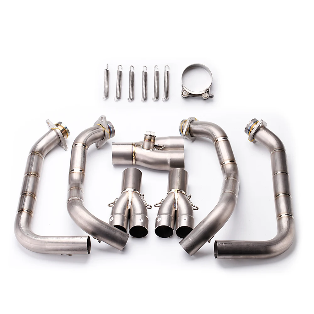 For Kawasaki Z1000 Exhaust Pipe 4 in 1 Headers Collector Single Outlet 2010 ~ 2021 Z1000 Ninja 1000 Downpipe