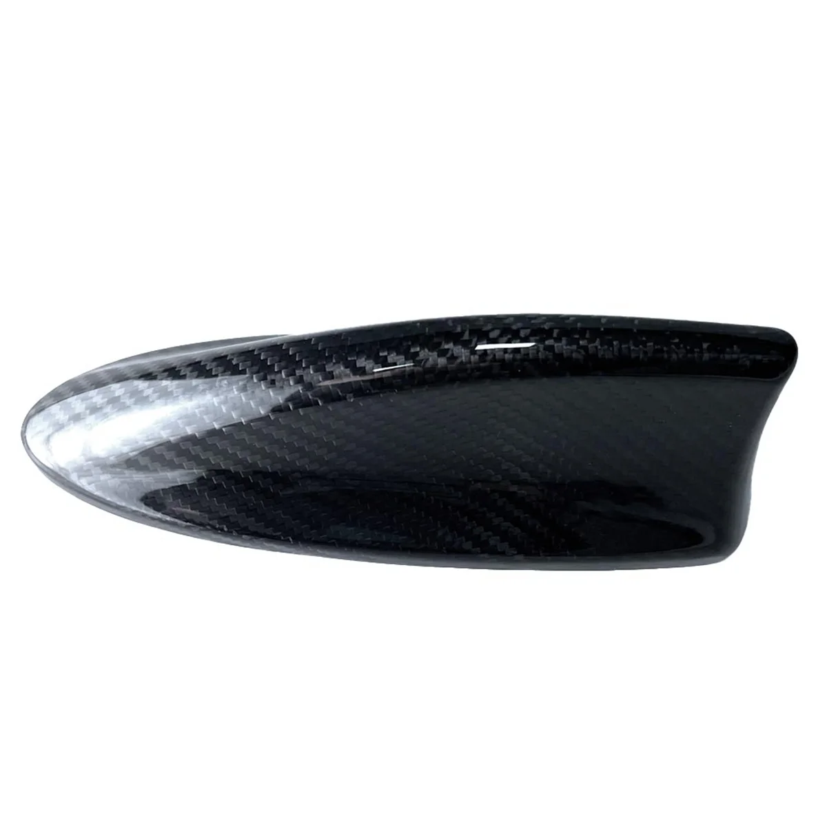 Car Carbon Fiber Decorative Shark Fin Antenna Cover Trim Stickers for Subaru WRX Impreza STI