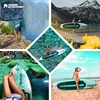 워터 라이브 DRARIVER SUP 스탠드 업 패들 보드 풍선 서핑 보드 수상 스포츠 가방 서핑 세트 미끄럼 방지 테일 핀 발 로프 4