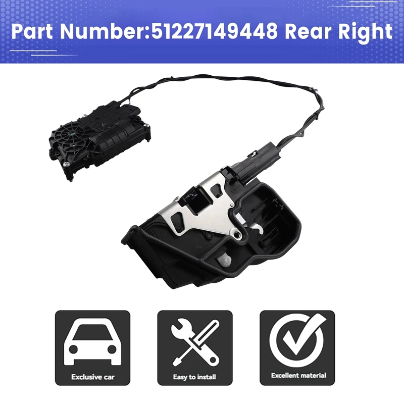 Car Door Lock Latch Actuator Soft Close System For BMW 5 Series GT F07