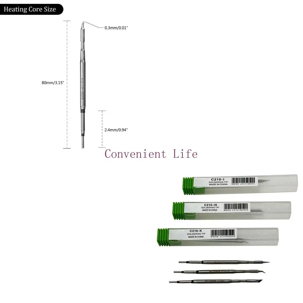 

L1EE Прочные оригинальные паяльные жала из нержавеющей стали для паяльной станции C210