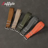 Ribbed Watch Strap 18mm 20mm 22mm Nylon Watch Straps Watchband Accessories for Military Watch Band